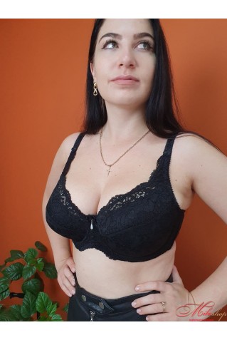 Бюстгальтер з бавовняною підкладкою та посиленою бретелью Lanny Mode 11820